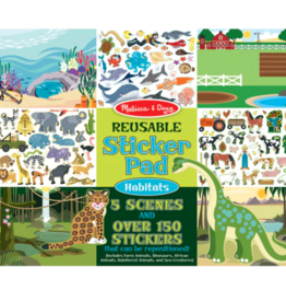 Melissa & Doug Reusable Sticker Pad - Habitats