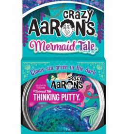Crazy Aaron's Putty World Mermaid Tale Full Size 4" Thinking Putty Tin