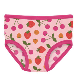 Kickee Pants Print Girl's Underwear Lotus Berries