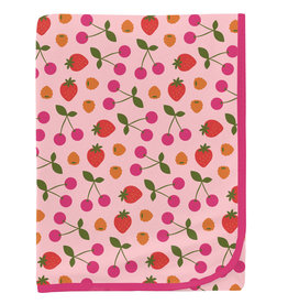 Kickee Pants Print Swaddling Blanket Lotus Berries (Anniversary)