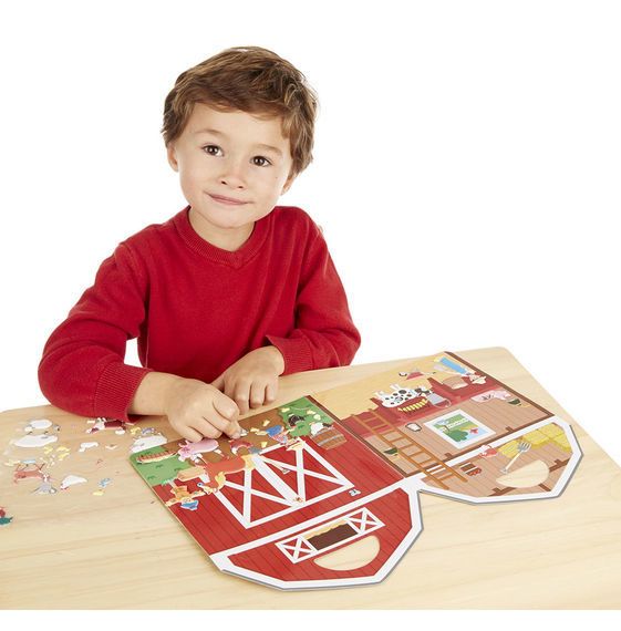 Melissa & Doug Puffy Sticker - On the Farm