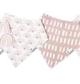 Copper Pearl Bliss Baby Bandana Bib Set (4-Pack)