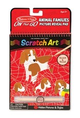 Melissa & Doug On the Go Scratch Art Reveal Pad - Animal Families