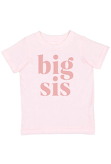 Sweet Wink Big Sis SS Shirt Light Pink/Dusty Rose Letters