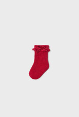 Mayoral Cherry Baby Stocking Socks with Ruffles