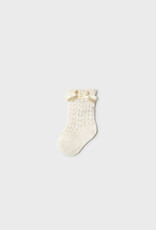 Mayoral Champagne Baby Stocking Socks with Ruffles