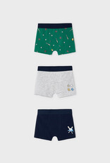 Mayoral Set of 3 Boxers Forest Green