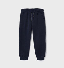 Mayoral Navy Basic Cuff Fleece Infant Trousers