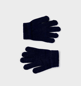 Mayoral Navy Knit Gloves