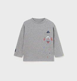 Mayoral Long Sleeve T-Shirt Storm Gray Rocket