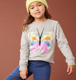 Tea Collection Painted Butterfly Popover Med Heather