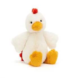 Jellycat Bashful Chicken Medium (Off-White)