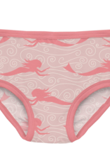 Kickee Pants Print Girl's Underwear Set (Mermaid/Natural/Strawberry Narwhal)
