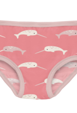 Kickee Pants Print Girl's Underwear Set (Mermaid/Natural/Strawberry Narwhal)