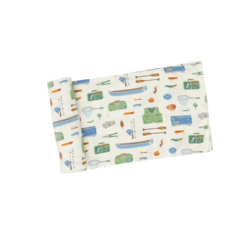 Angel Dear Fishing Tools Swaddle Blanket