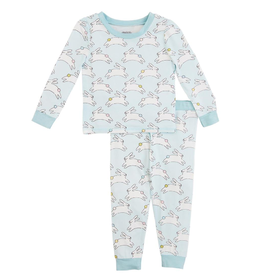 Mud Pie Blue Bunny PJ Set