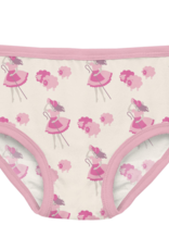 KicKee Pants Berry Cow & Lotus Pies Girls Underwear Set