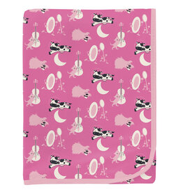 Kickee Pants Print Swaddling Blanket Tulip Hey Diddle Diddle