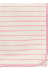 Kickee Pants Print Swaddling Blanket Lotus Sweet Stripe