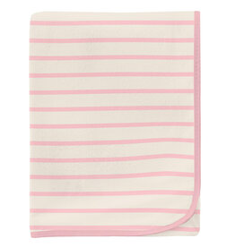 Kickee Pants Print Swaddling Blanket Lotus Sweet Stripe