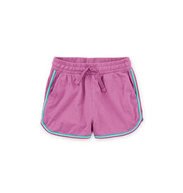 Tea Collection Rainbow Binding Track Shorts Mulberry