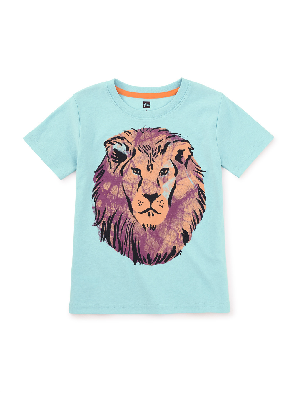 Tea Collection Lion Graphic Tee Canal Blue
