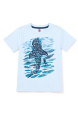 Tea Collection Whale and Scuba Graphic Tee Vista Blue