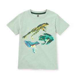 Tea Collection Frogs Graphic Tee Mica