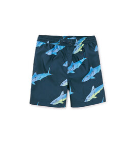 Tea Collection Mid-Length Swim Trunks Coastal Sharks