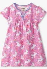 Hatley Unicorn Garden Pocket Puff Dress