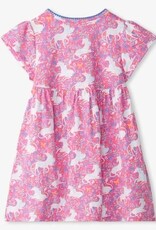 Hatley Unicorn Garden Pocket Puff Dress