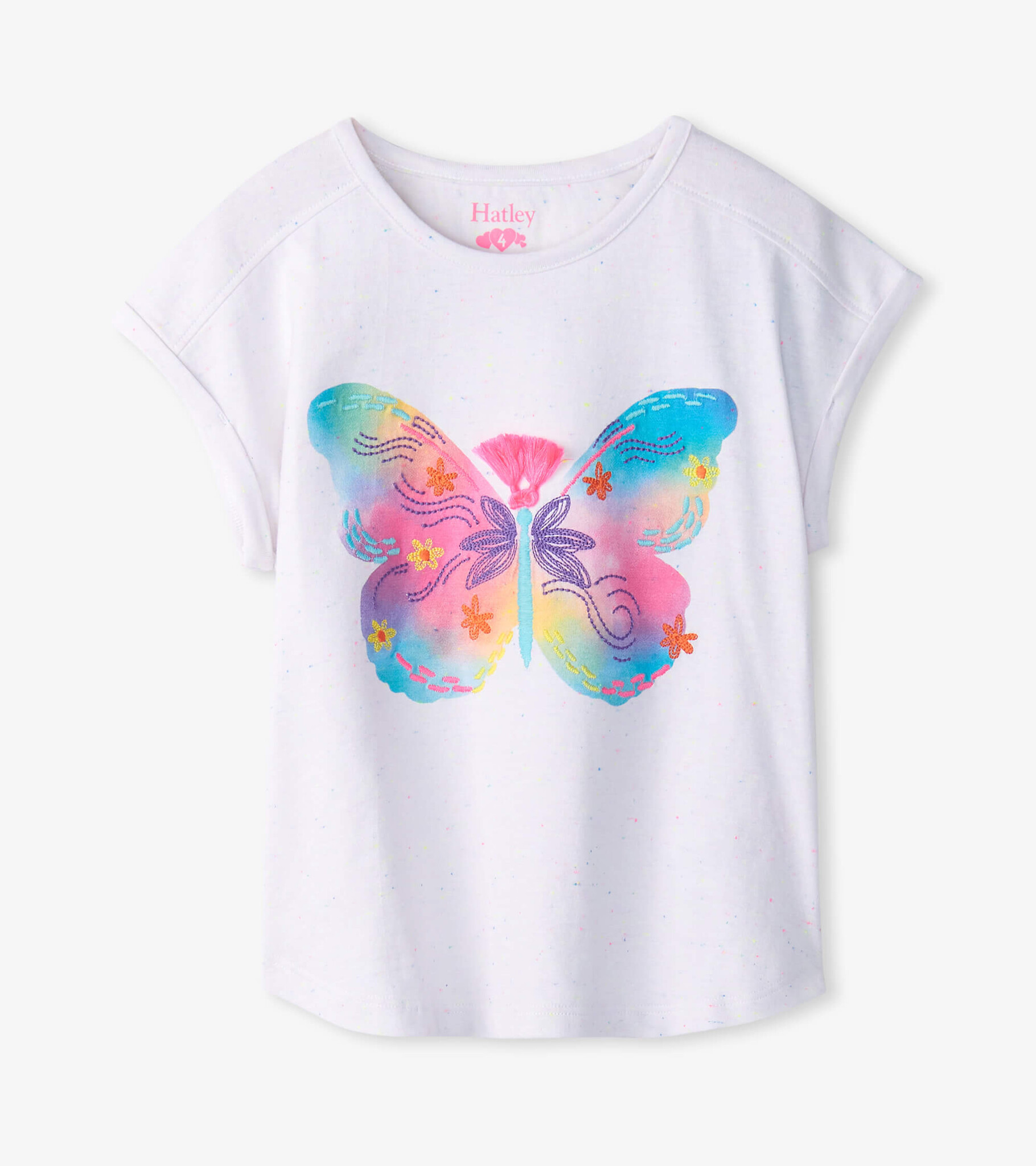 Hatley Painted Butterfly Relaxed Tee