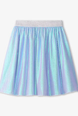 Hatley Silver Metallic Mid Length Skirt