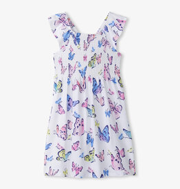 Hatley Soft Butterflies Smocked Dress