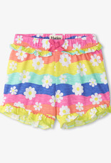 Hatley Groovy Flowers Ruffle Shorts