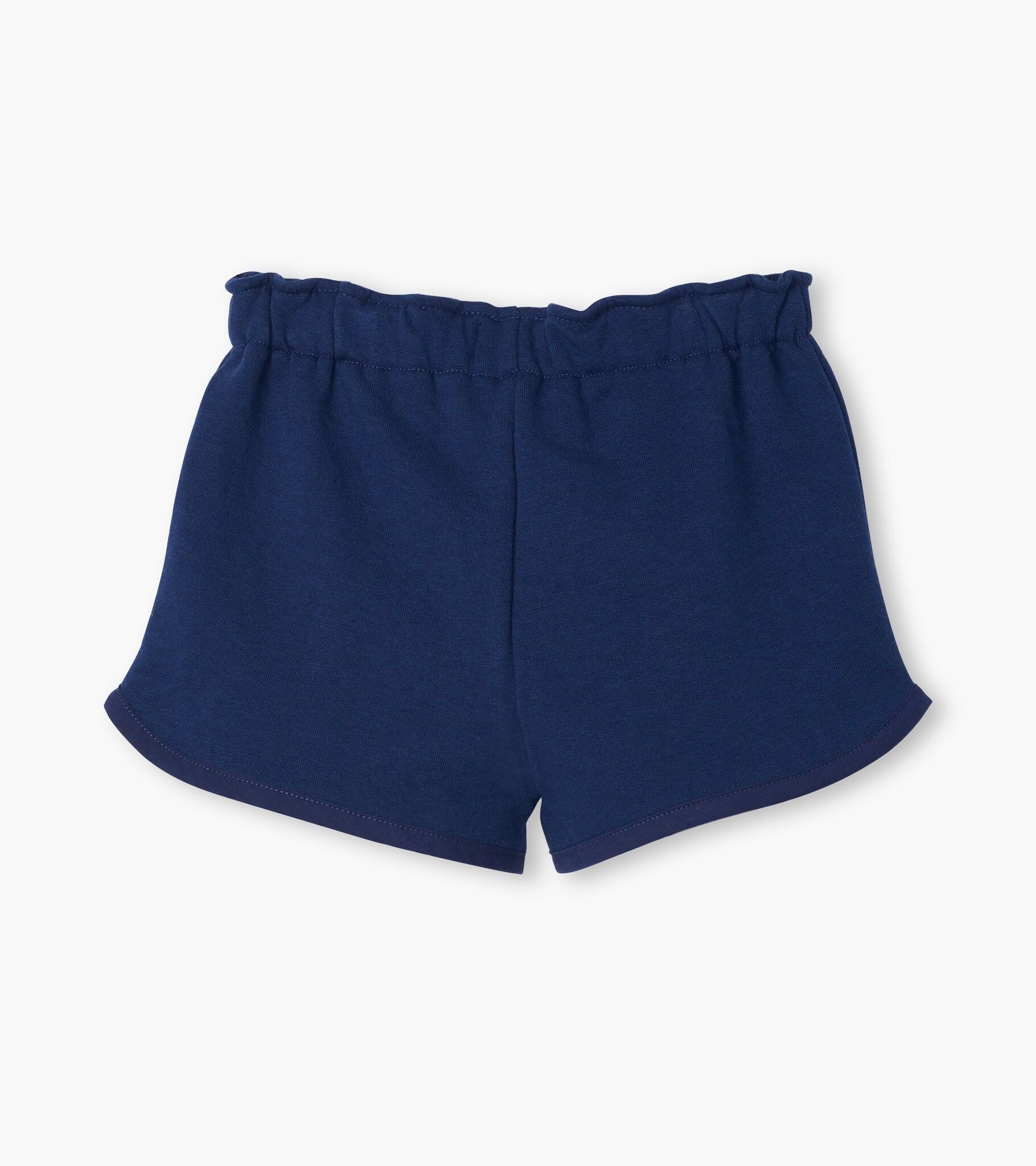 Hatley Navy French Terry Paper Bag Shorts