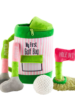 Mud Pie Pink My Golf Bag Plush Set