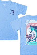 Wes And Willy F/B Deep Sea Pigment SS Tee UNC Blue