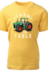 Wes And Willy Tractor SS Tee Bold Gold Blend