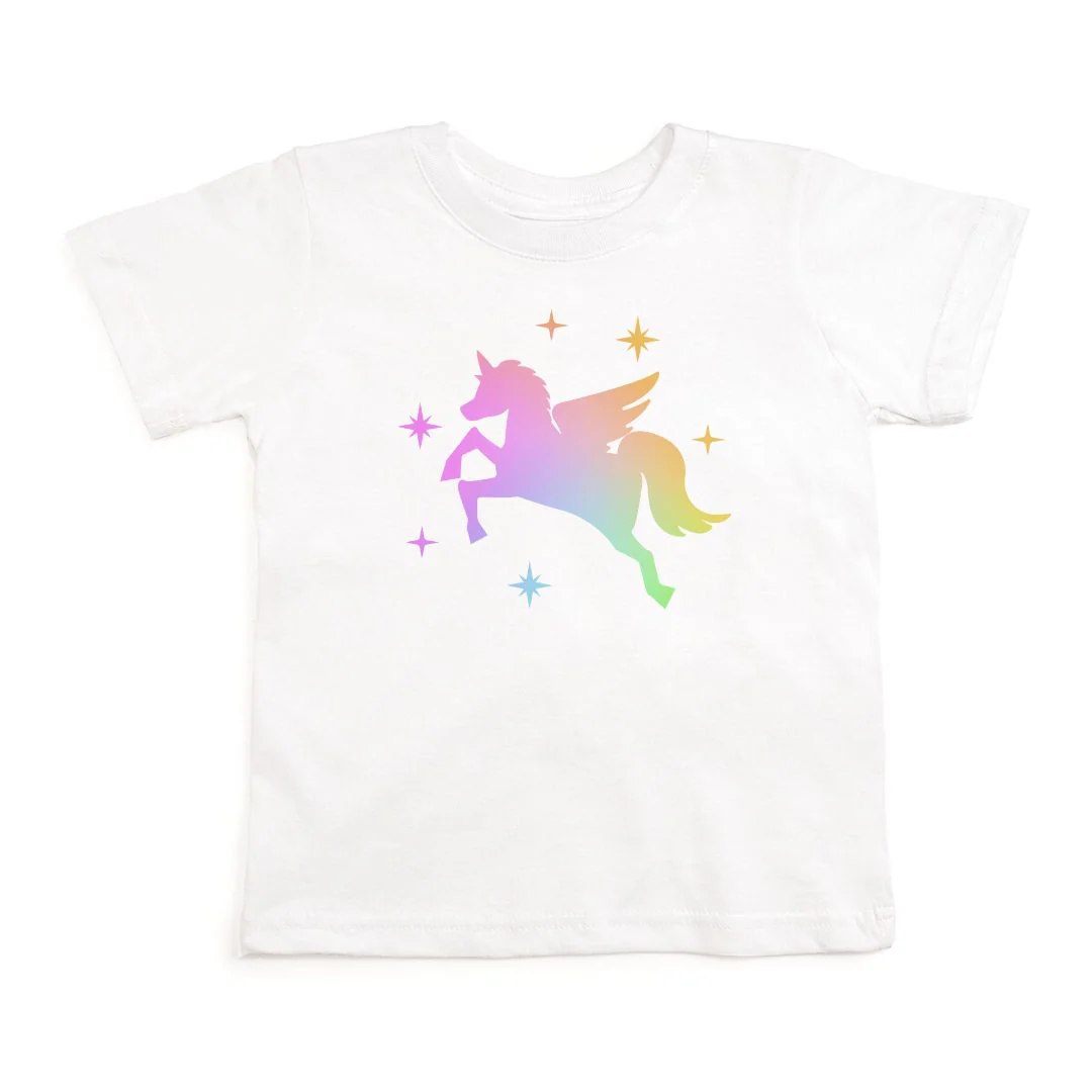 Sweet Wink Magical Unicorn Short Sleeve T-shirt White