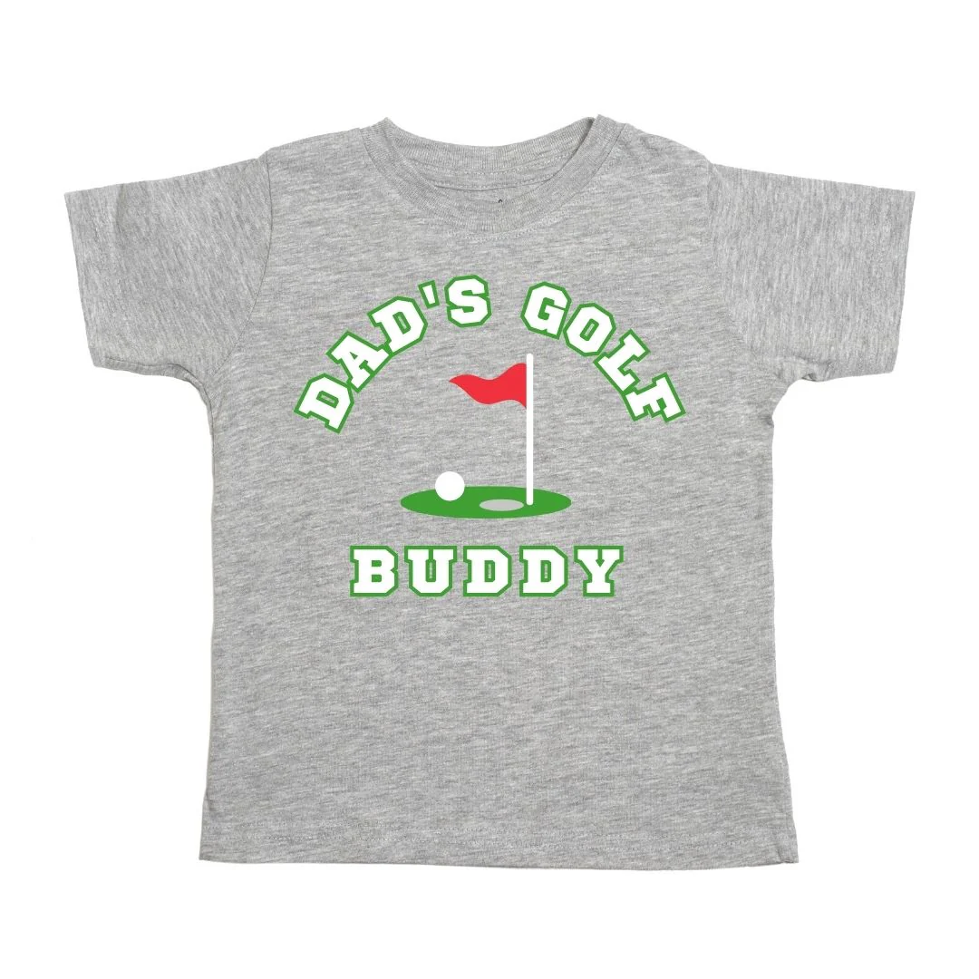 Sweet Wink Dad's Golf Buddy Short Sleeve T-Shirt Gray