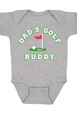 Sweet Wink Dad's Golf Buddy Short Sleeve Bodysuit Gray