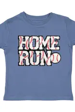 Sweet Wink Home Run Patch Short Sleeve T-Shirt Indigo