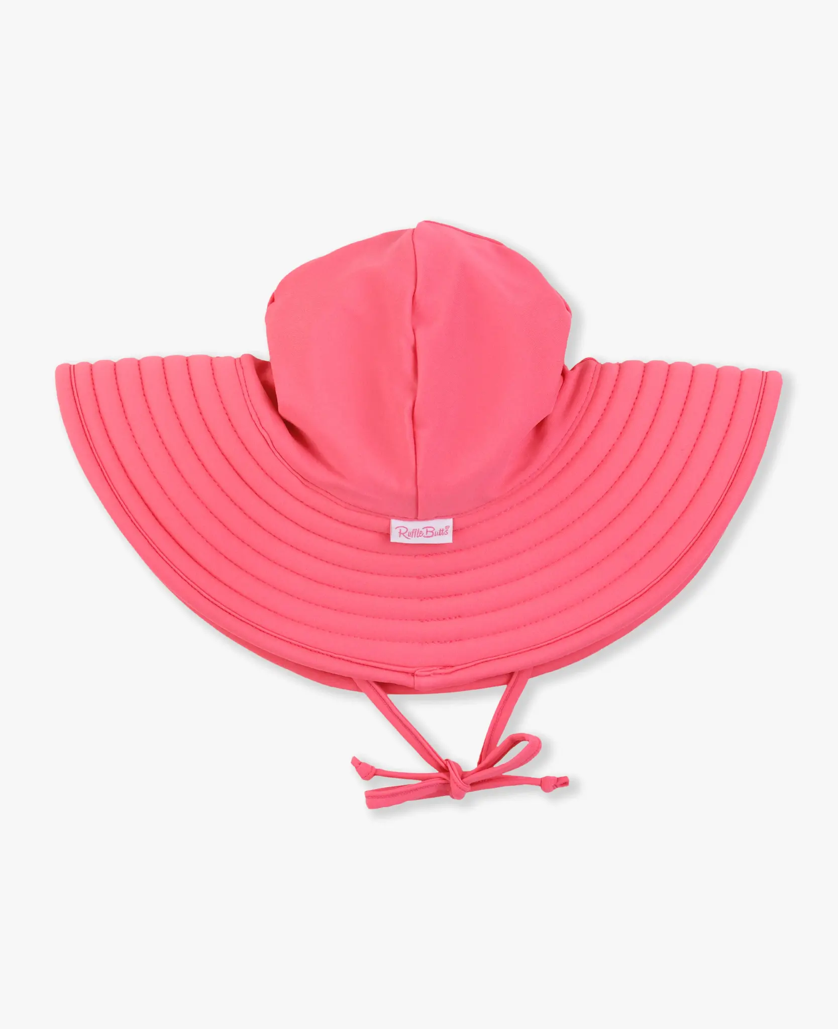 Ruffle Butts/Rugged Butts Hot Pink Swim Hat