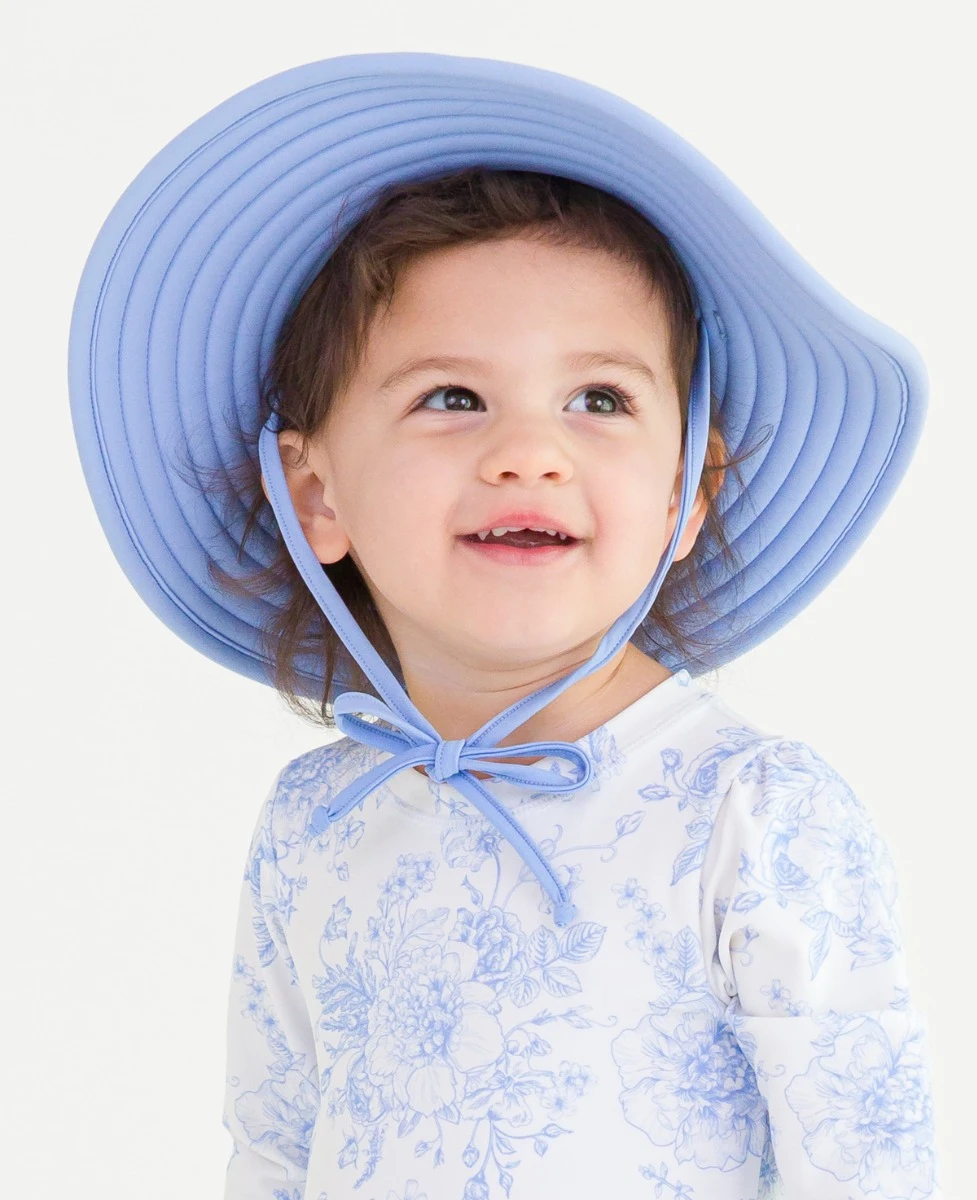 Ruffle Butts/Rugged Butts Periwinkle Blue Swim Hat
