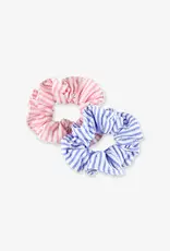 Ruffle Butts/Rugged Butts Seersucker 2-Pack Scrunchies (Pink/Blue)