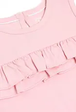 Ruffle Butts/Rugged Butts Knit Ruffle Trim Tank Pink