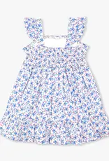 Ruffle Butts/Rugged Butts Smocked Flutter Strap Dress Cottage Tea Time