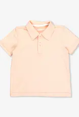 Ruffle Butts/Rugged Butts Knit SS Performance Polo Salmon Micro Stripe