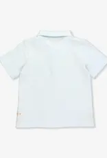 Ruffle Butts/Rugged Butts Pique Short Sleeve Polo Shirt Light Blue